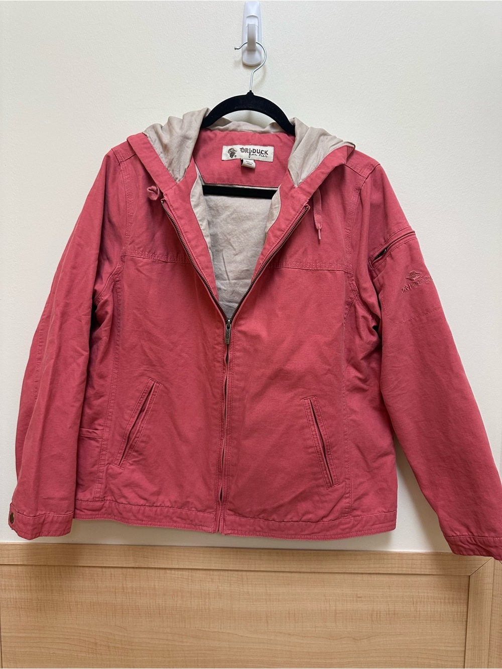 Women's Hooded Utility Jacket - Rose
